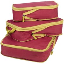 Набор чехлов для одежды TUCANO Pigio Travel 3 в 1 Бордо (BPG-SET-BX)