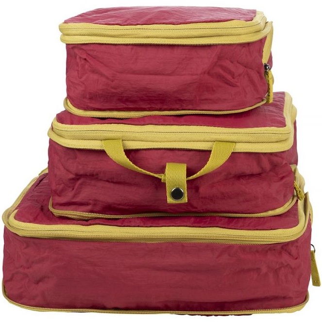 Набор чехлов для одежды TUCANO Pigio Travel 3 в 1 Бордо (BPG-SET-BX)