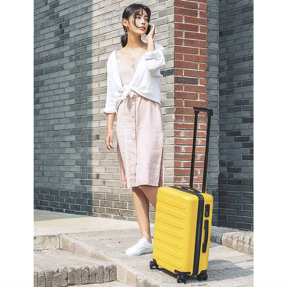 Валіза дорожня XIAOMI RunMi 90 Seven-bar luggage 20" Yellow (Ф03693) Матеріал пластик