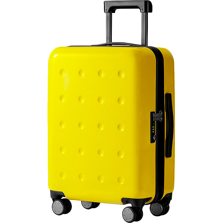 Валіза дорожня Xiaomi Ninetygo Polka dots Luggage 20" Yellow (6972125145017)