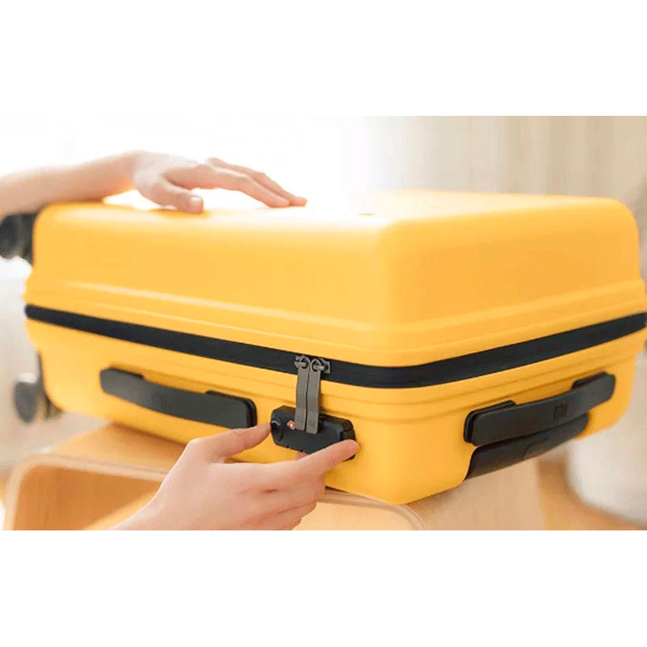 Чемодан Xiaomi Ninetygo Polka dots Luggage 24" Yellow (6972125145031) Размер средний