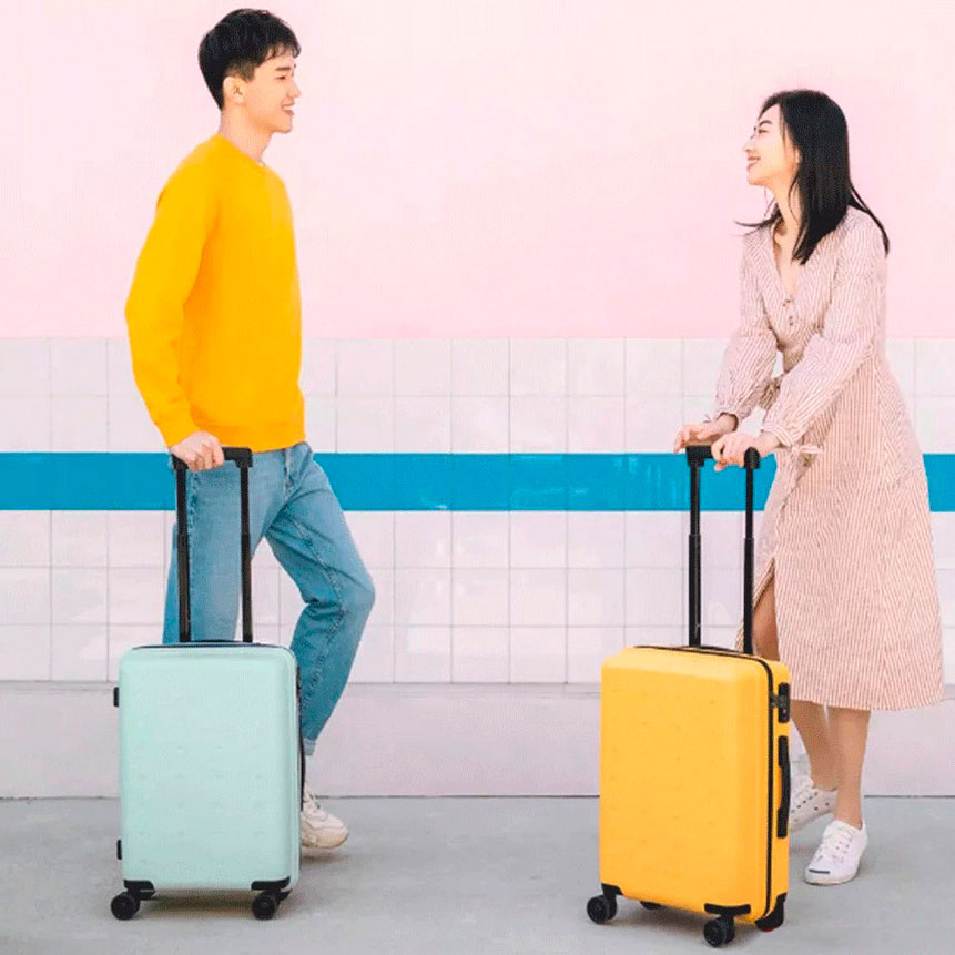 xiaomi ninetygo polka dots luggage 24