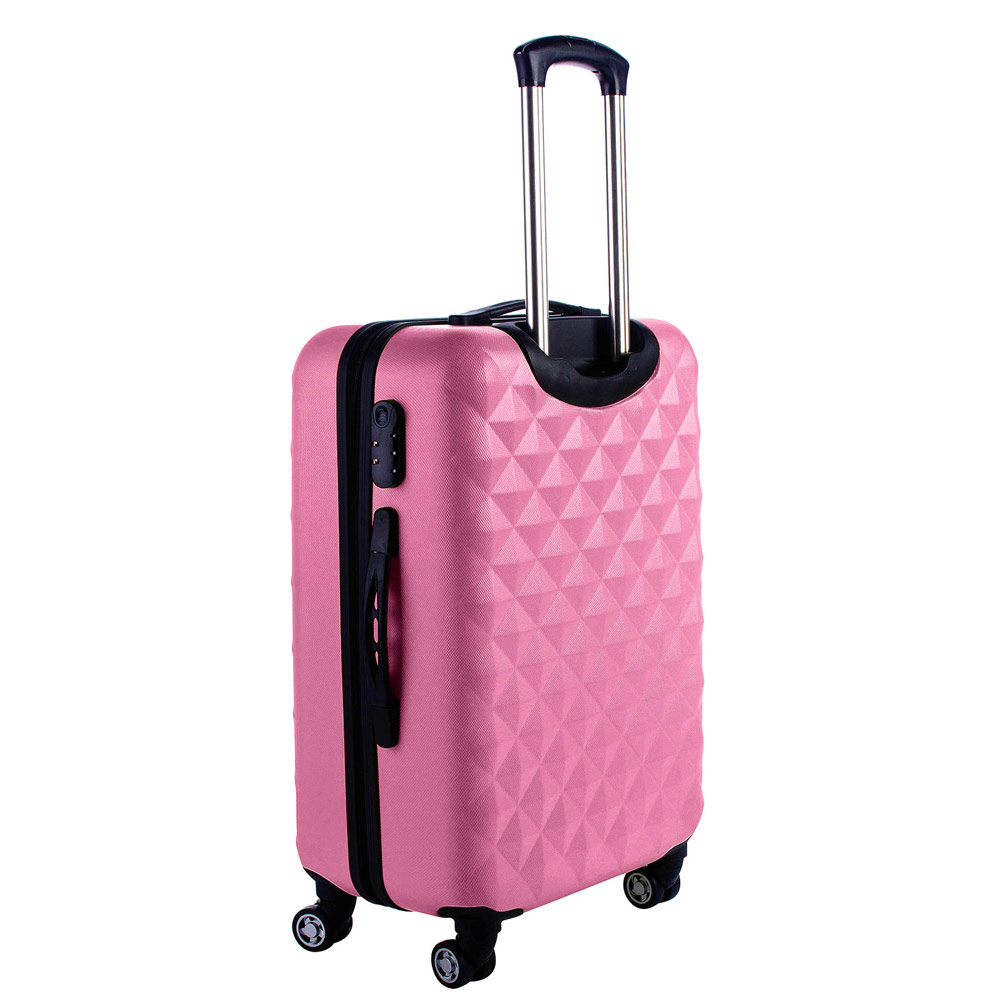 Чемодан BERNARD Comfort Alum Pink 24" (946844) Замок встроенный