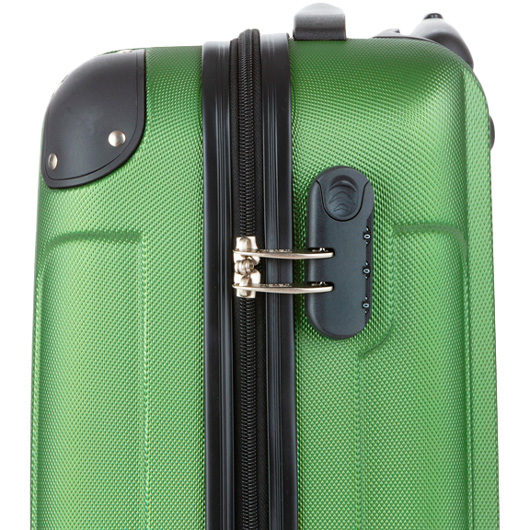 Валіза TRAVELZ Light S Khaki/Green (927246) Особливості ремені для фіксації