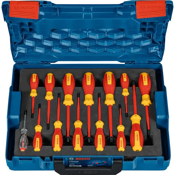 Набор отверток BOSCH Professional 14 шт (1.600.A02.NF9) Тип диэлектрическая