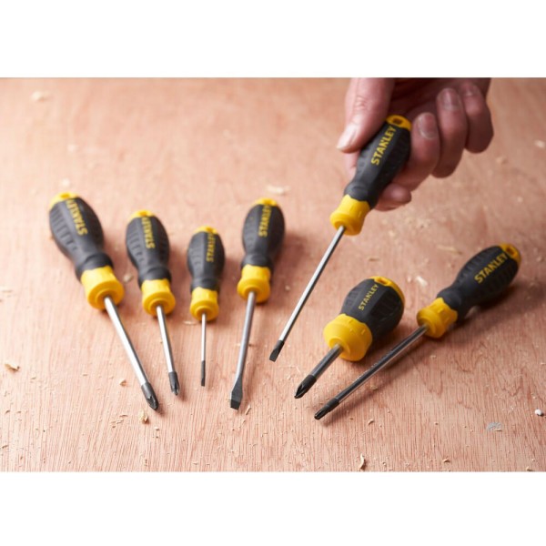 Викрутка STANLEY Cushion Grip SL4x100мм (STHT16195-0) Довжина стрижня, мм 100