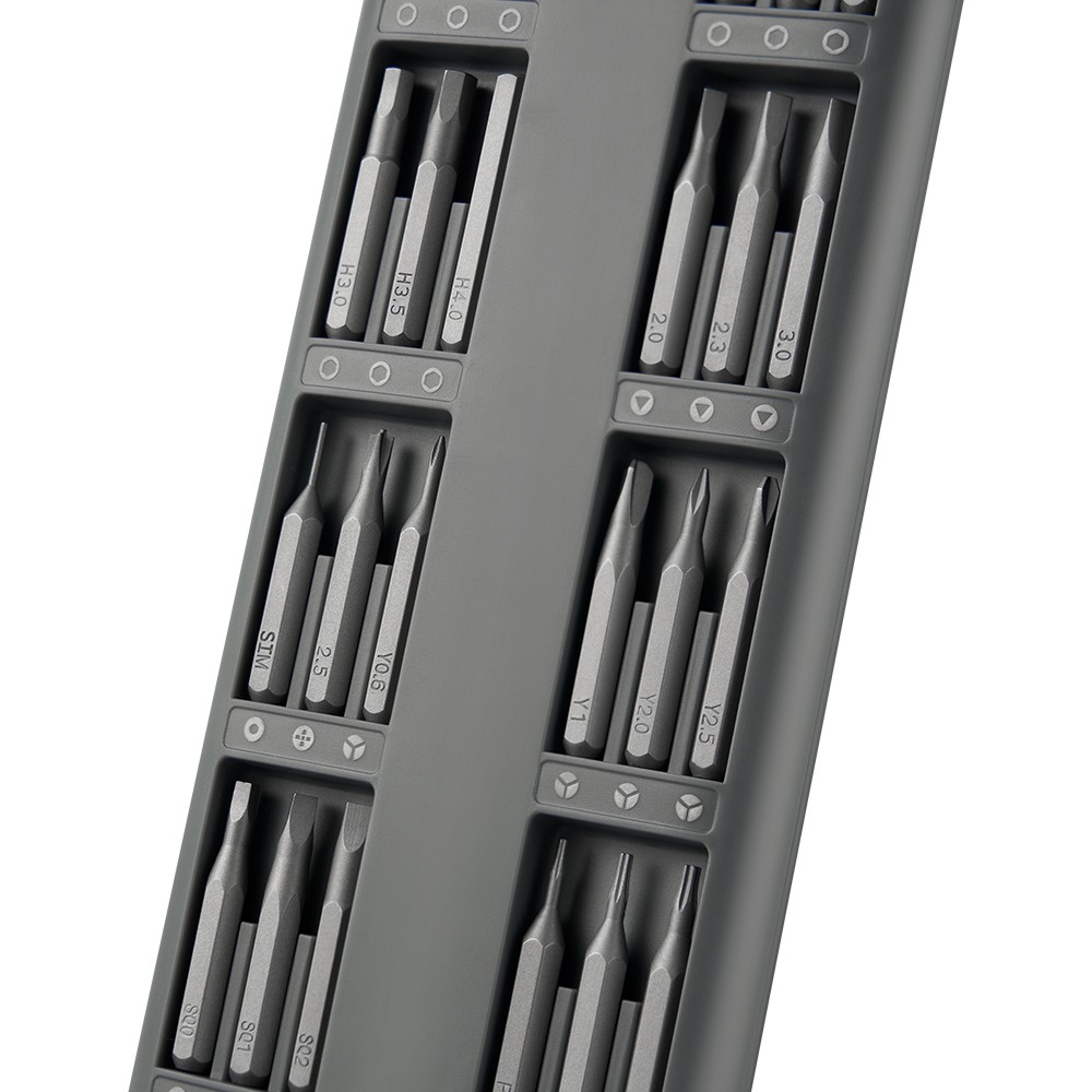 Зовнішній вигляд Викрутка з набором біт BREVIA 48 в 1 (55048MMC)