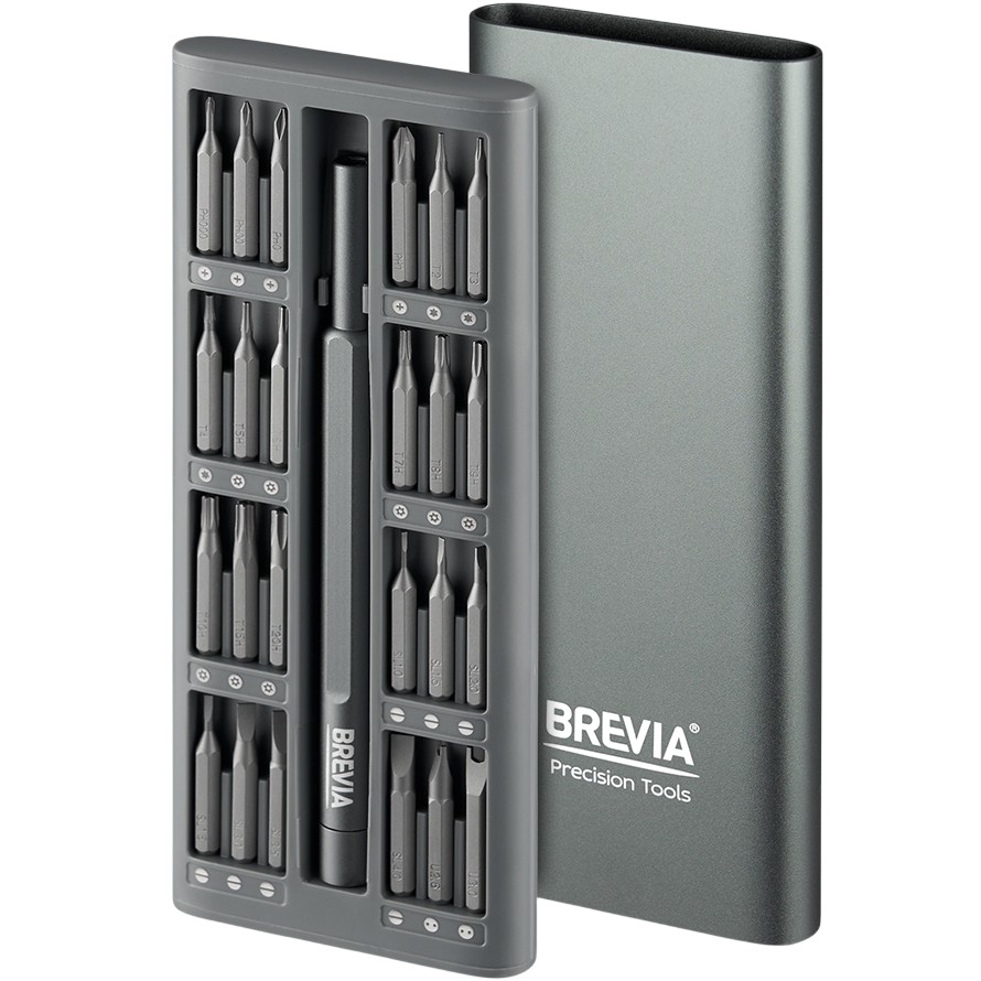Викрутка з набором біт BREVIA 48 в 1 (55048MMC) Тип для точних робіт