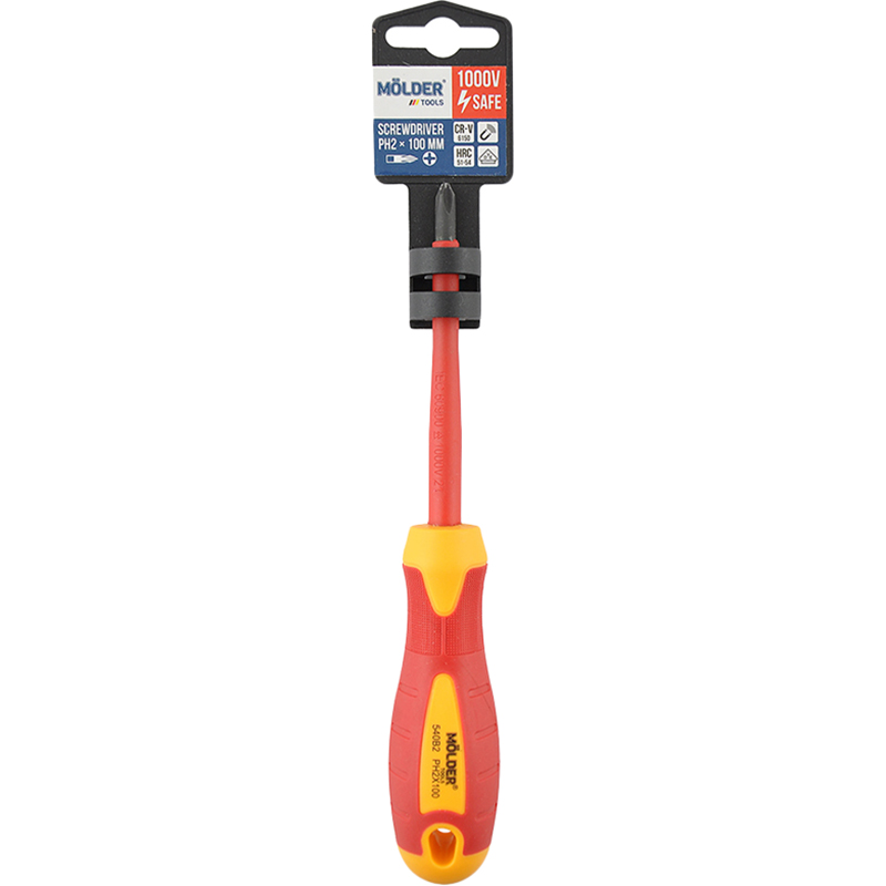 Викрутка MOLDER VDE 1000 В (MT35106) Тип діелектрична