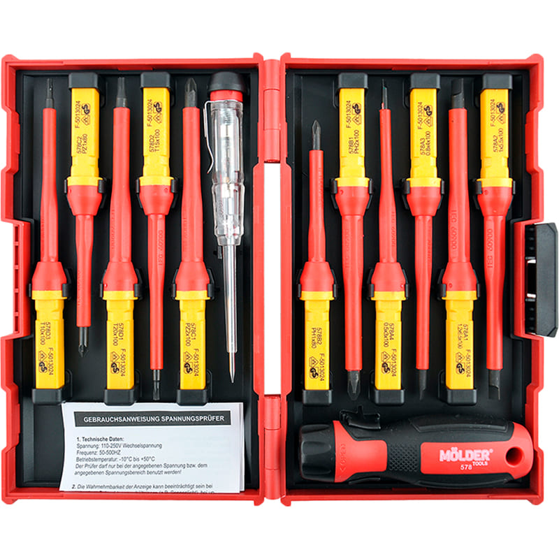 Набір викруток MOLDER VDE 1000 13 шт (MT35213)