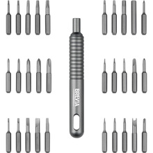 Отвертка с набором бит BREVIA 31 в 1 (55031MMC)