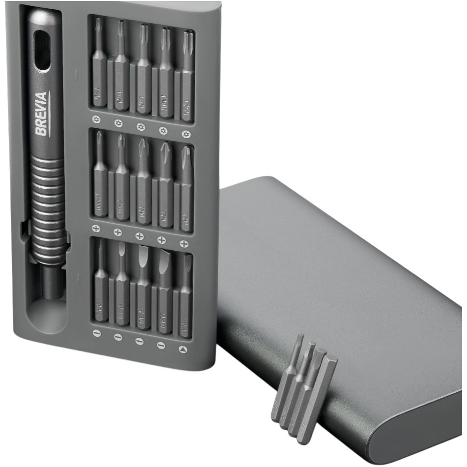 Отвертка с набором бит BREVIA 31 в 1 (55031MMC) Тип наконечника/биты пятиконечный (Pentalob)