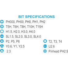 Отвертка с набором бит BREVIA 31 в 1 (55031MMC)