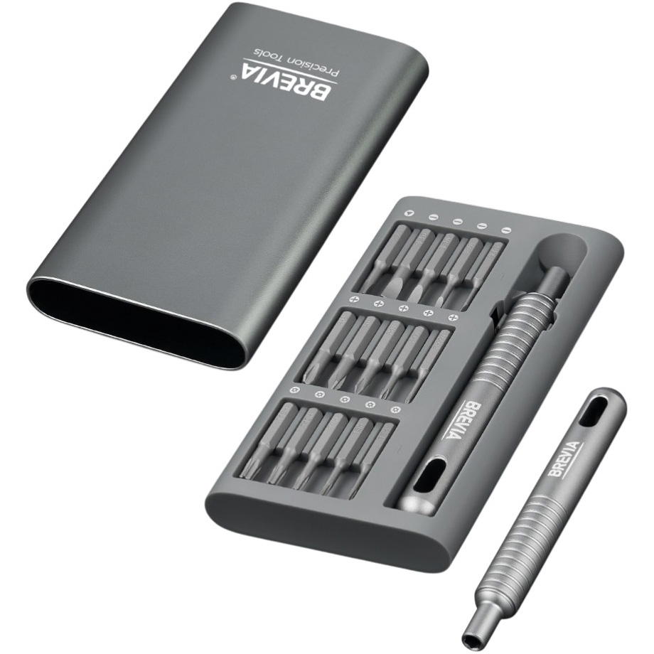 Изображение Отвертка с набором бит BREVIA 31 в 1 (55031MMC)