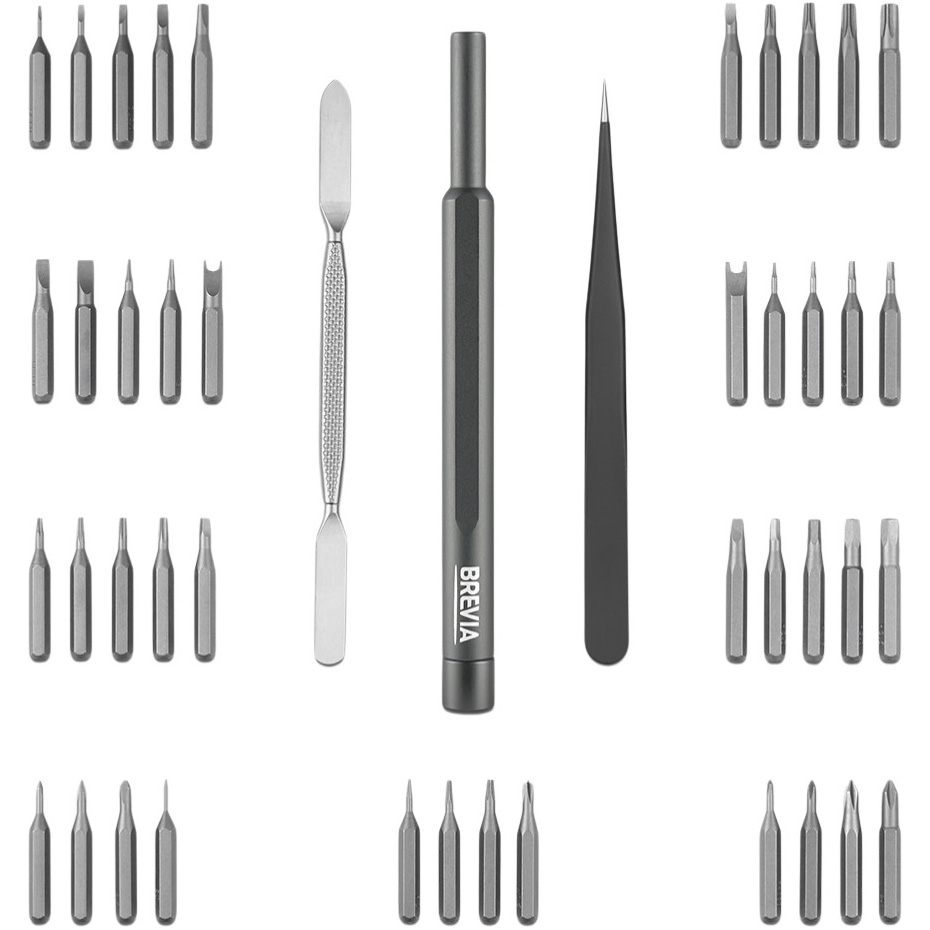 Викрутка з набором біт BREVIA 46 в 1 (55046MMC) Тип для точних робіт