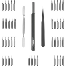 Викрутка з набором біт BREVIA 46 в 1 (55046MMC)