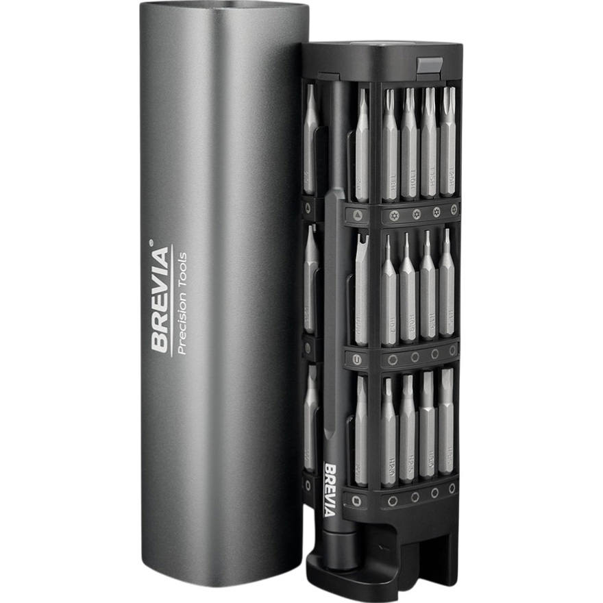 Викрутка з набором біт BREVIA 46 в 1 (55046MMC)