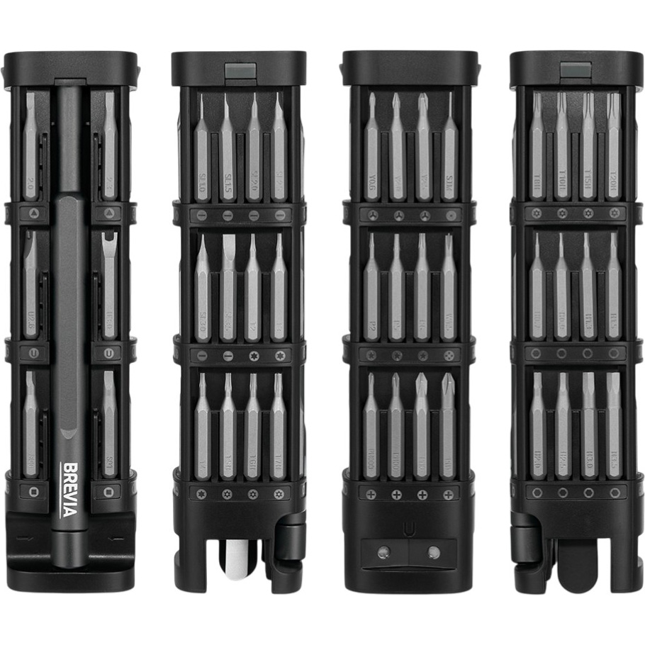 Зовнішній вигляд Викрутка з набором біт BREVIA 46 в 1 (55046MMC)