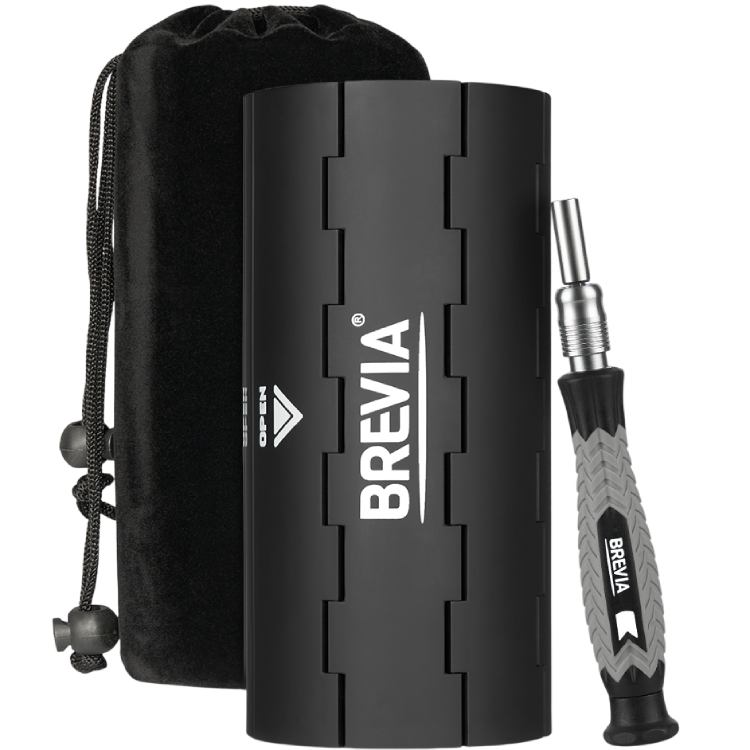 Отвертка с набором бит BREVIA 55126MRC