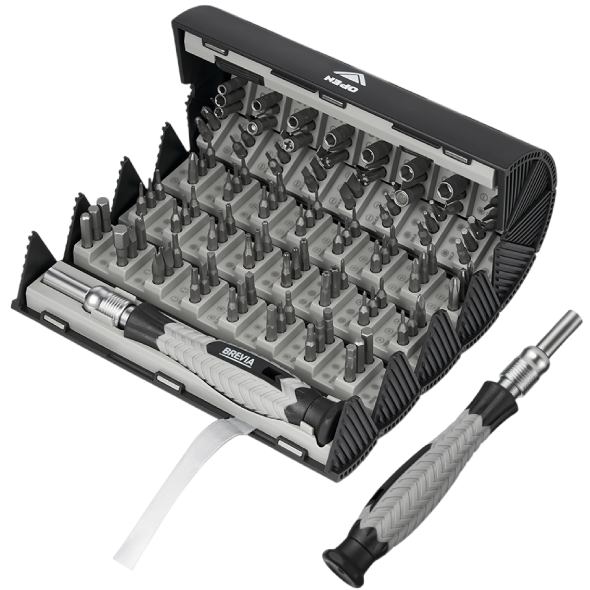 Отвертка с набором бит BREVIA 55126MRC Тип для точных работ