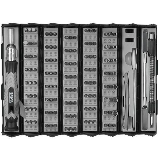 Отвертка с набором бит BREVIA 55126MRC Тип наконечника/биты крестообразный (Phillips/PH)