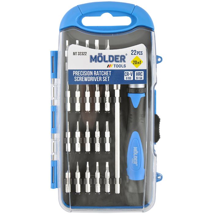 Викрутка з набором біт MOLDER MT32322