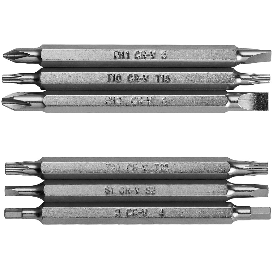 Викрутка з набором біт MOLDER 12 в 1 (MT32315) Тип накінечника/битки плаский (SL)