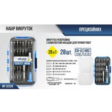 Викрутка з набором біт MOLDER MT32328