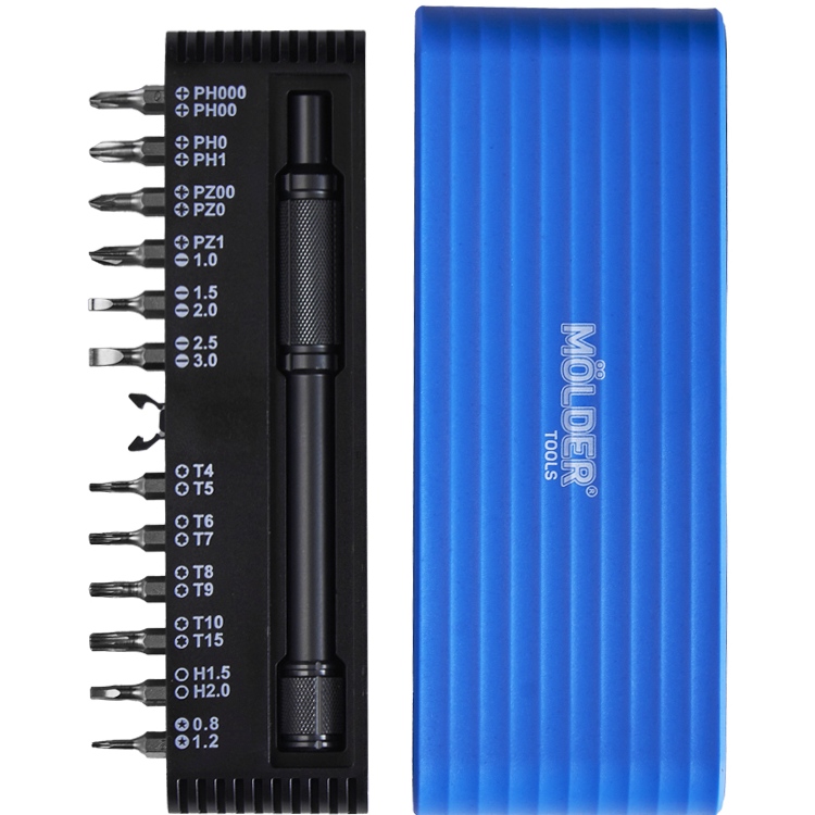 Викрутка з набором біт MOLDER 25 шт (MT32225)