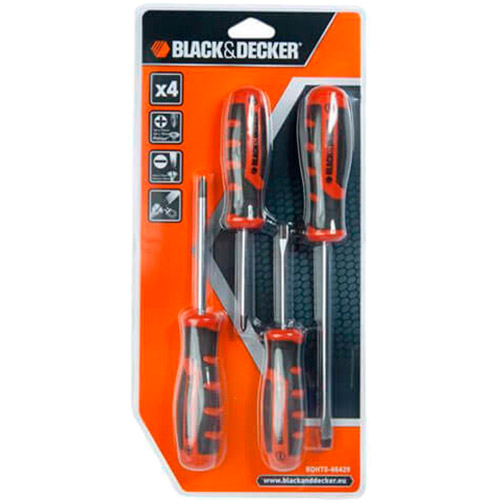 Набір викруток BLACK+DECKER BDHT0-66429 4 шт