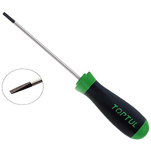 

Отвертка TOPTUL 4.0 x 150mm (FNAB0415), Отвертка шлицевая 4.0 x 150mm
