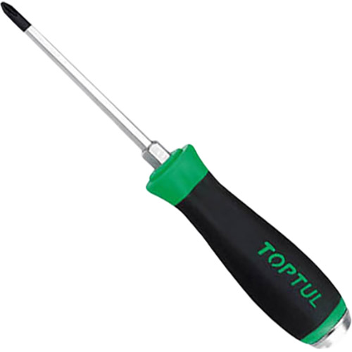 

Отвертка TOPTUL PH1x75 мм (FBGB0108), Відкрутка хрестова PH1 x 75mm з шестигр. FBGB0108