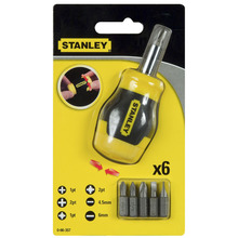 Викрутка STANLEY Multibit Stubby (0-66-357)