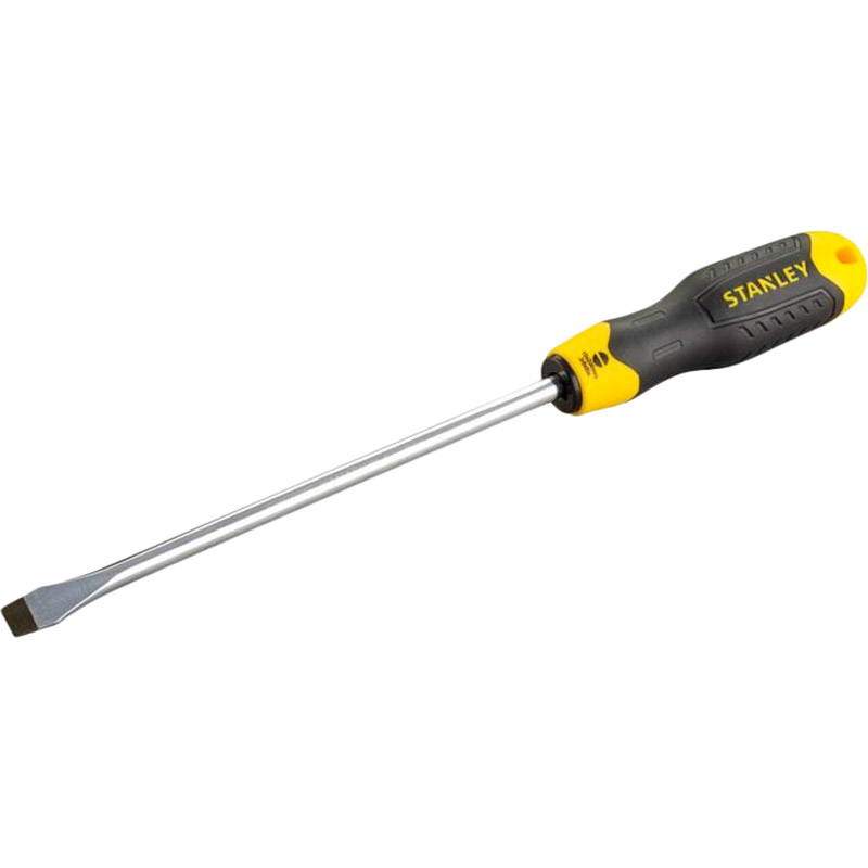 

Отвертка STANLEY Cushion Grip Sl 6.5 мм 150 мм (0-64-919), Викрутка "Cushion Grip" (-) Sl 6.5мм 150мм