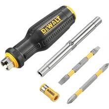 Отвертка DEWALT FULL FIT 6 Way с битами 2 шт (DWHT66569-0)