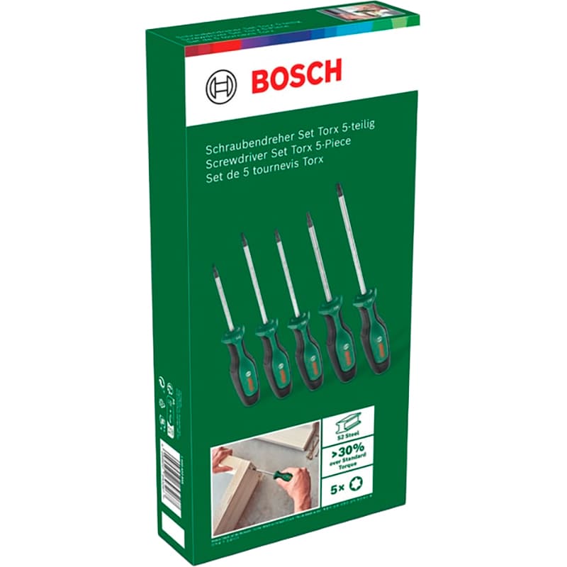 Покупка Набор отверток BOSCH Torx 5 шт (1.600.A02.BX6)