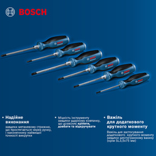 Набор отверток BOSCH 6 шт (1.600.A01.6BF)