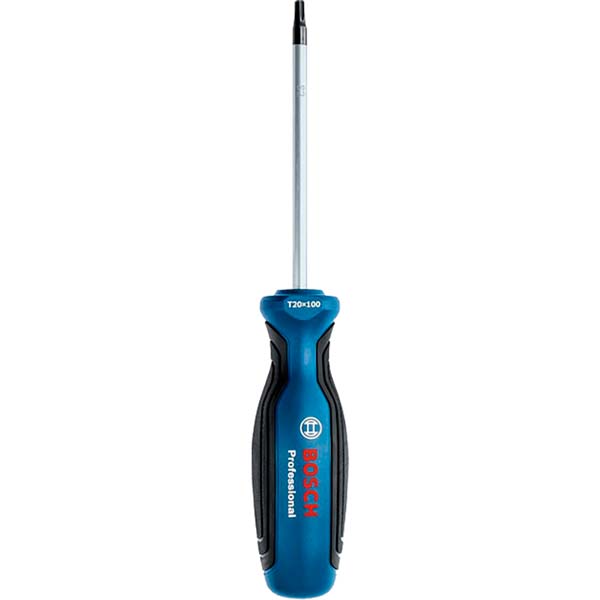 Отвертка BOSCH Torx T20x100мм (1.600.A01.V0C) Тип наконечника/биты звездообразный (Torx/T)