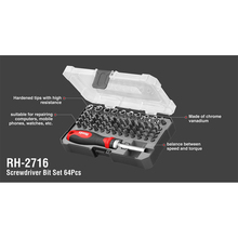 Набор отверток RONIX с насадками 64 шт (RH-2716)