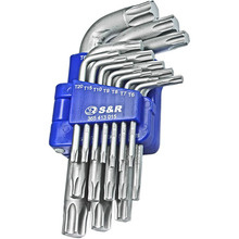 Набор шестигранных ключей S&R Torx 6-60 15 шт (365413015)