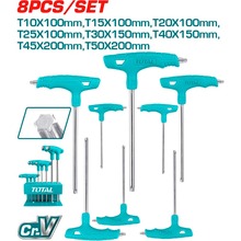 Набір ключів TOTAL Torx 8 шт (THHW80836)