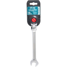 Ключ комбинированный с трещоткой и карданом MOLDER CR-V 18 мм (MT57018)
