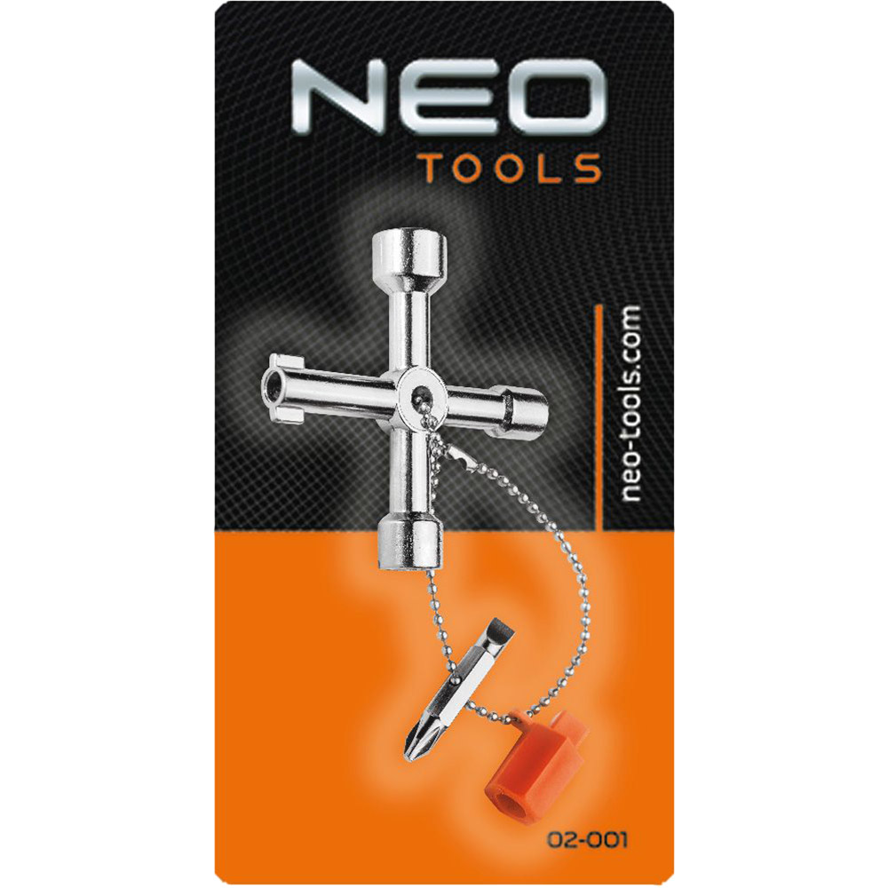 Заказать Ключ Neo Tools для шкафа (02-001)