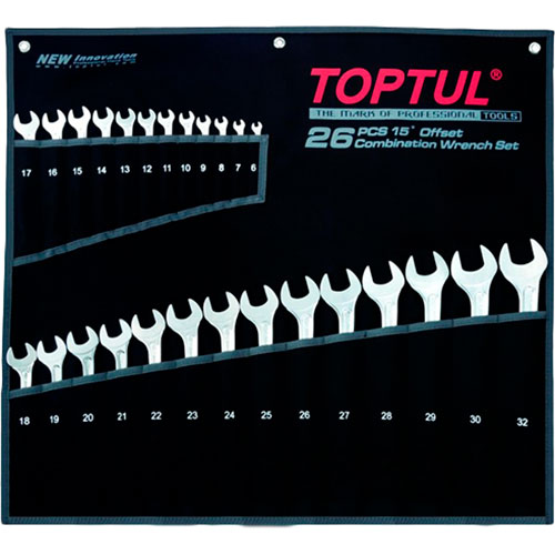 

Набор ключей TOPTUL 26 шт (GPAW2601), Набор ключей комбинированных 26 шт. GPAW2601