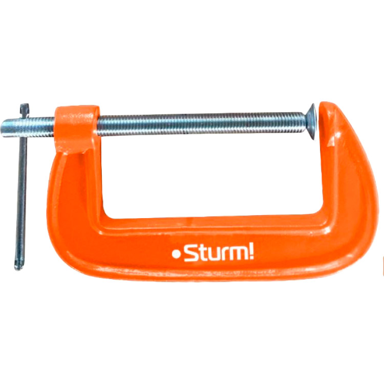 

Струбцина STURM G-образная 100 х 95 х 170 мм (1078-01-100), 1078-01-100 Струбцина G-подібна, 100 х 95 х 170 мм