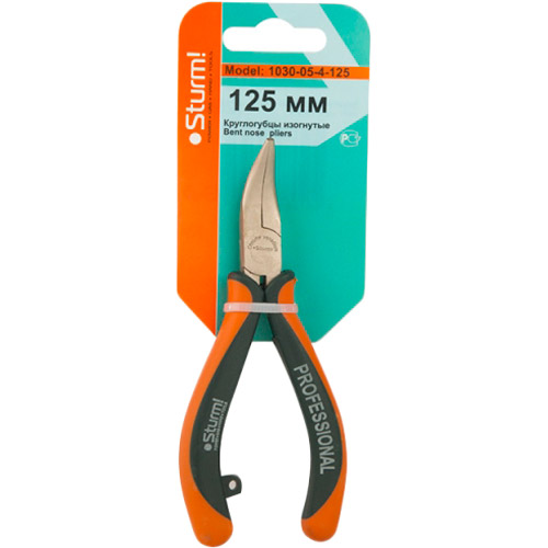 

Круглогубцы Sturm изогнутые Profi mini 125 мм (1030-05-4-125), Круглогубці вигнуті (Profi mini) 125мм
