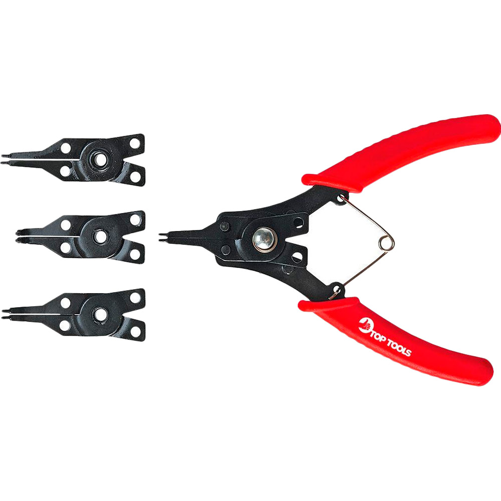 Щипці для зняття стопорних кілець TOP TOOLS 4 шт 150 мм (32D320)