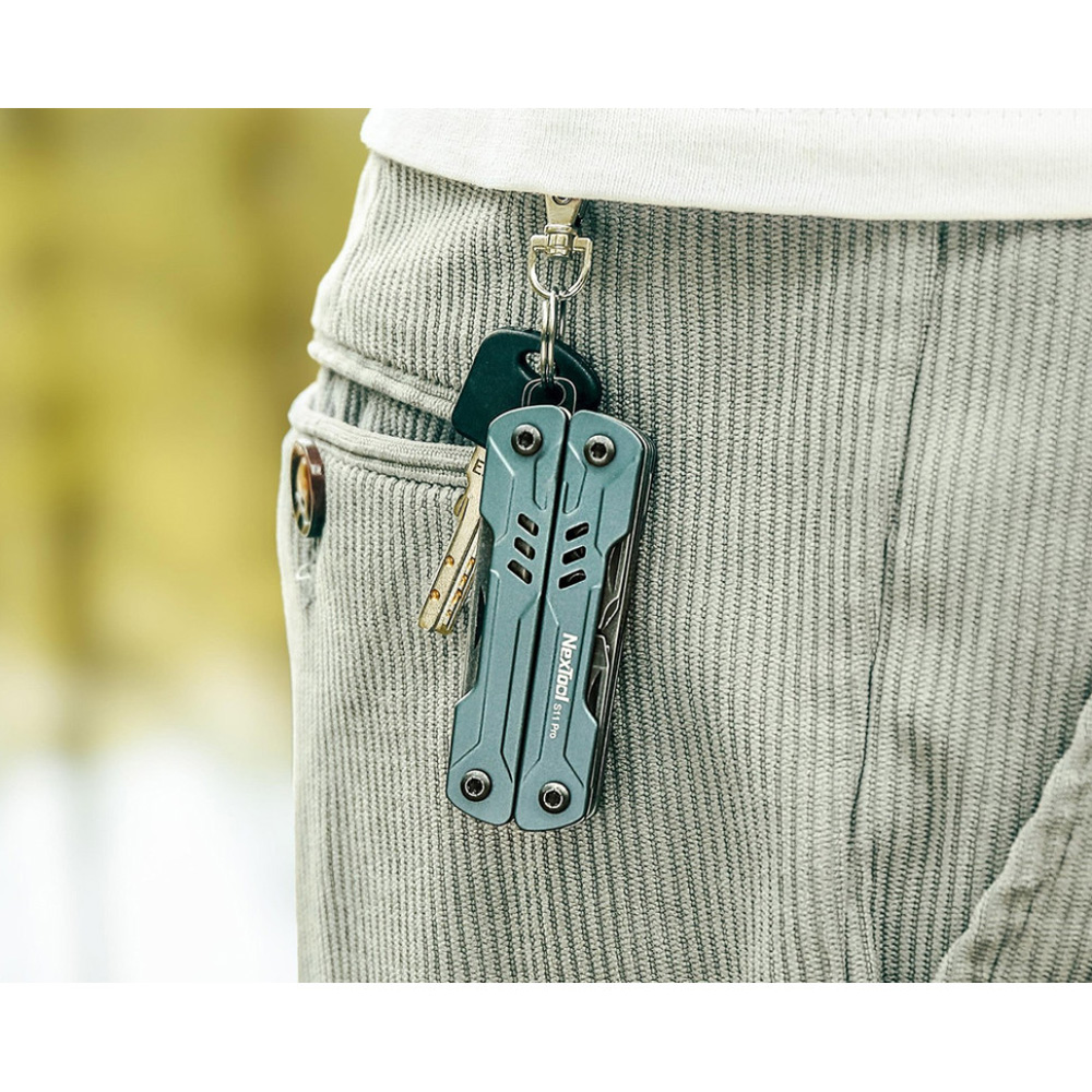 Мультитул NEXTOOL Mini Sailor S11 Pro Grey (NE20382A) Загальна довжина 103