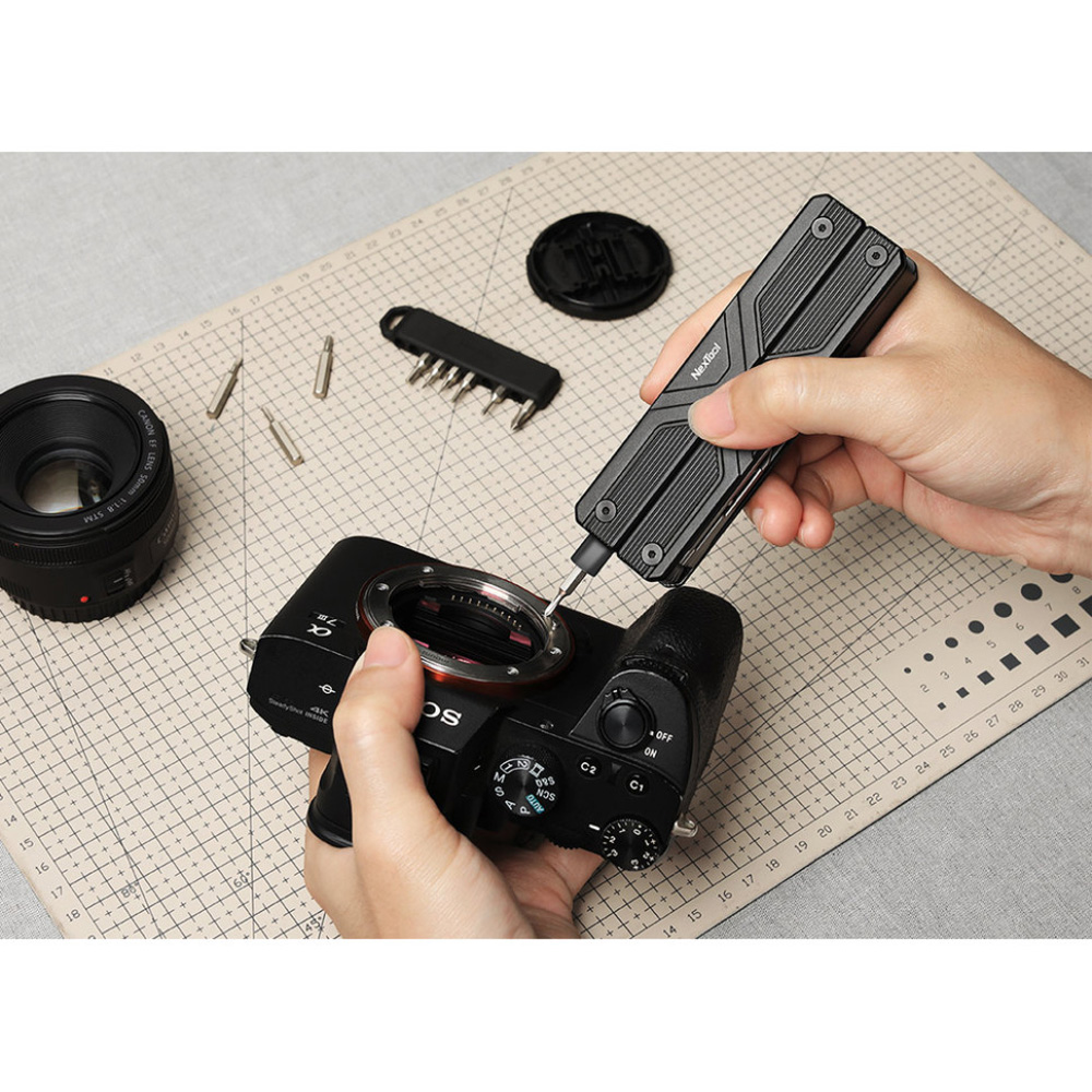 Замовити Мультитул NEXTOOL Gemini з електровикруткою Black (NE20213)