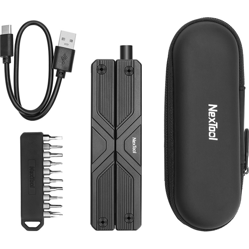 Фото Мультитул NEXTOOL Gemini з електровикруткою Black (NE20213)